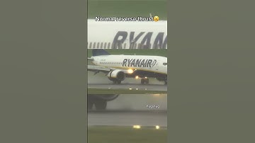Normal Reverse thrust VS Target Reverse Thrust 🥶🥶 #viral #planes #aviation #fly