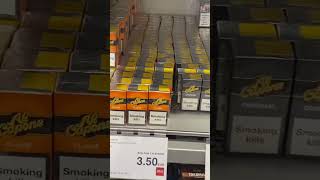 Izmir/Turkey Adnan Menderes Airport Duty Free Tobacco Prices