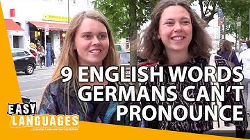 9 English words Germans can