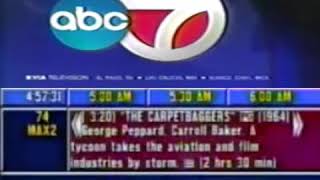 TV Listing Bar