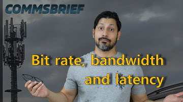 Difference between bit rate, bandwidth and latency