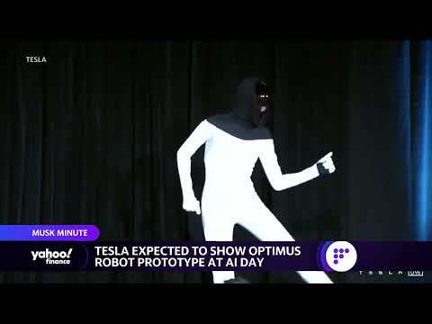 Tesla expected to showcase its humanoid robot 'optimus' for a. I. Day