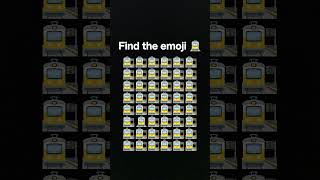 Impossible 🗿! Find 🤼‍♂️#emoji #emojichallenge #short