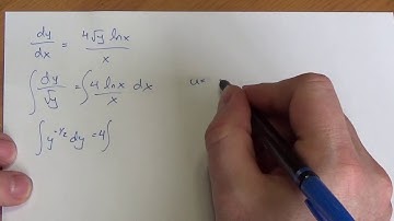 Solving a Separable Differential Equation that Requires Substitution