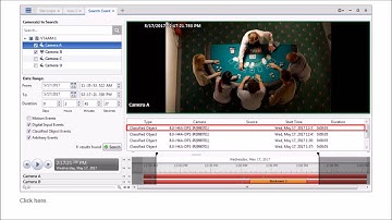 Avigilon Control Center   Finding video