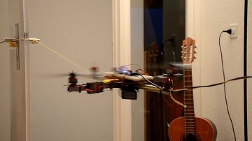 DIY Qadrocopter (mbed) first axis stabilisation test with PID