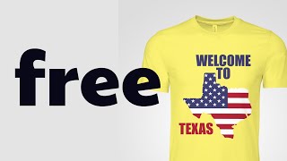 FREE U.S. STATES Designs for T-Shirts