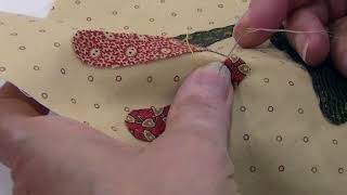 The back-basting applique stitch with Jo Morton screenshot 3