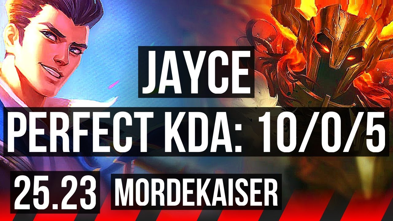 JAYCE vs MORDEKAISER (TOP) | 10/0/5 | NA Master | 25.23