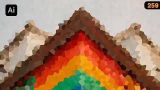 Crystallize Effect in Illustrator