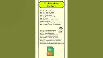 Top 20 Excel Shortcuts You Should Know | Hidden & Useful Excel Tips