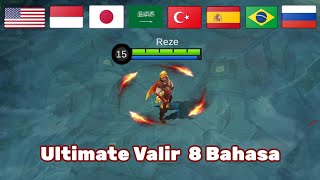 Suara ULTIMATE VALIR 8 Bahasa Mobile Legends