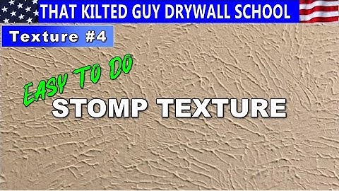 😎 EASY Stomp Brush, Crows Foot Texture Texture. Also called Mop Brush