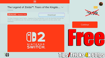 How to Upgrade Breath of the Wild and Tears of the Kingdom Nintendo Switch 2 Online Expansion pack