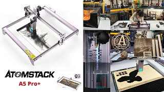 AtomStack A5 Pro+ Laser Engraver: Does this compressed spot 5W laser module really work better?