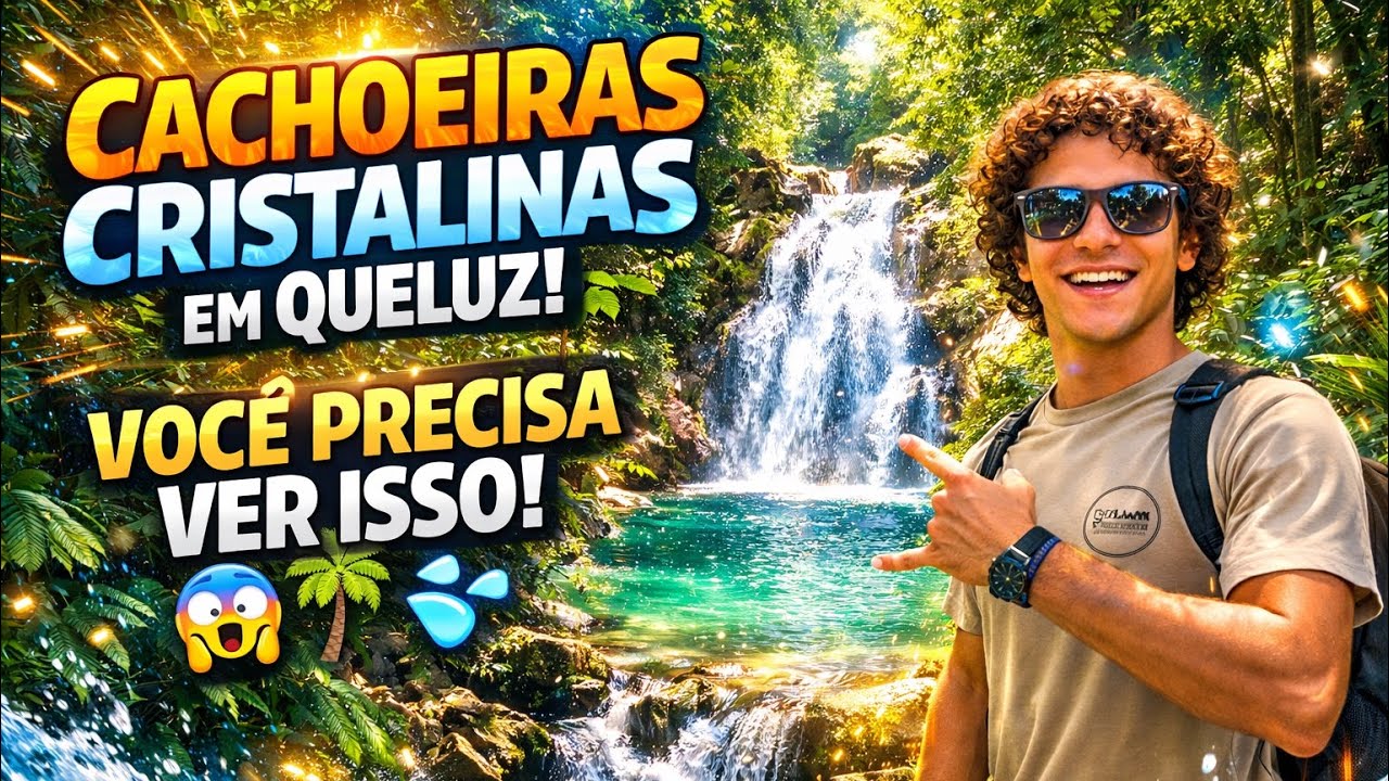 CACHOEIRAS CRISTALINAS EM QUELUZ 😱🌿 Olha Esse Lugar!