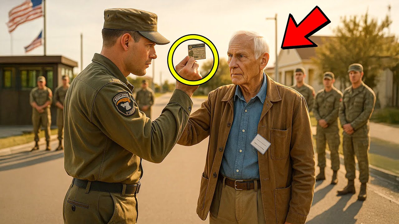 Ein Offizier lachte über den alten Ausweis eines Veteranen – bis ein Anruf alles veränderte