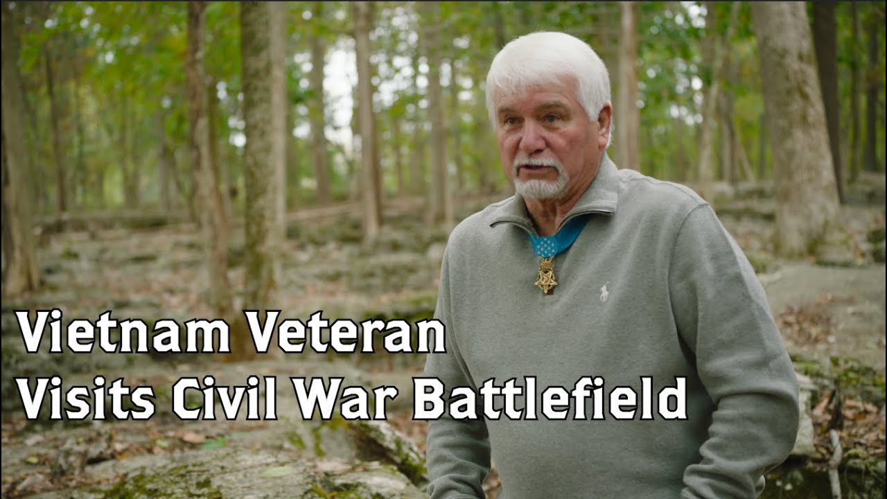 Vietnam Veteran and Medal of Honor Recipient Walks the Stones River Battlefield | James McCloughan