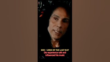 Ronnie James Dio - his experience with evil influenced his music 👹🎵 #dio #ronniejamesdio