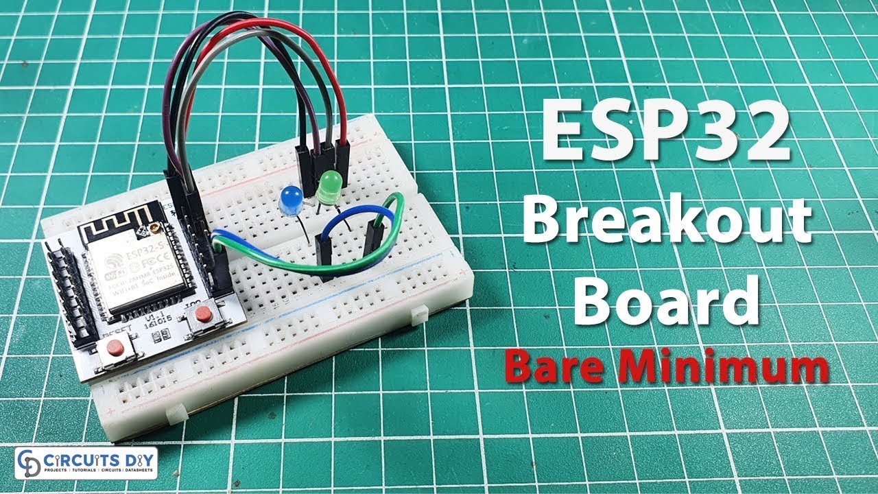 How to make your own ESP32 Breakout Board Bare Minimum - YouTube