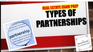 Partnerships Real Estate Exam Prep Videos