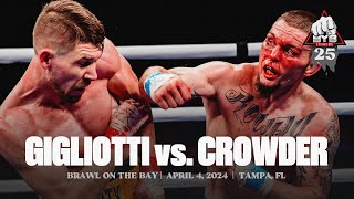 Bloody Bare Knuckle Brawl at BYB 25: Harry Gigliotti vs. Rusty Crowder