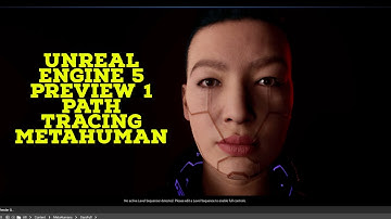 Unreal Engine 5 Preview 1 Path Tracing with Metahuman