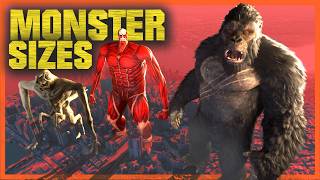 The Real SIZE of MONSTERS 👹 3D Comparison screenshot 4