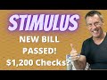 NEW STIMULUS BILL PASSED Second $1,200 Stimulus Checks Next Week Unemployment Benefits PUA SSI SSDI