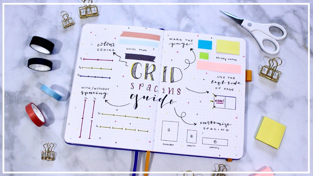 Different Ideas For Grid Spacing: How I Make My Bullet Journal Better ...