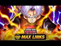 IS HE GOOD??? LEVEL 10 LINKS 100% EZA SUPER STRIKE TEQ XENO TRUNKS! (DBZ: Dokkan Battle)