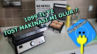 KUMTEL TTM-05 Izgara Ve Tost Makinesi TANITIM VE İNCELEME BİM AKTÜEL - WEBİLGİNÇ - ÇOK UCUZ