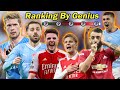 Ranking top 6 greatest midfielders in the premier league 2024