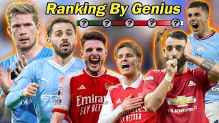 Ranking Top 6 Greatest Midfielders in the Premier League 2024