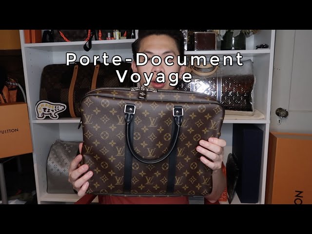 Louis Vuitton Porte-Document Jour in Macassar 