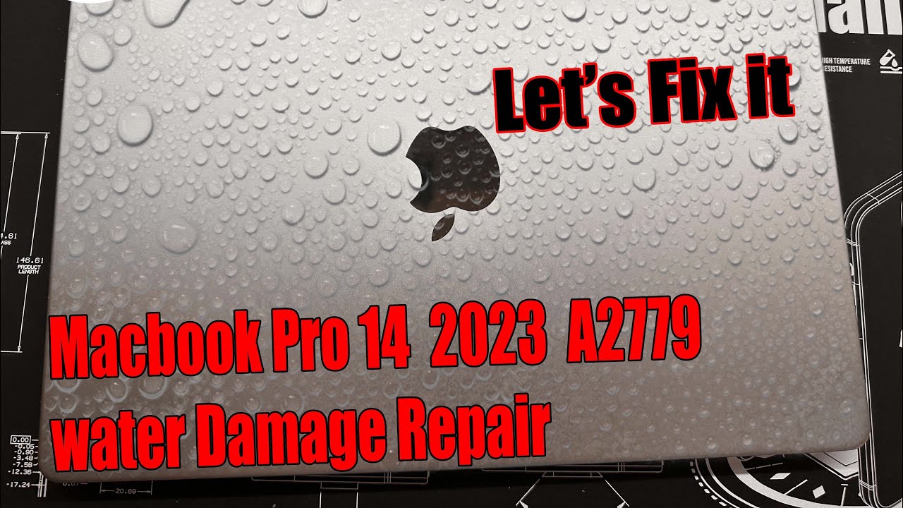 MacBook pro 14 2023 water damage - YouTube