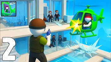 HellCopter - Gameplay Walkthrough Part 2 - Clear The Sky Of Foes (Android, iOS)