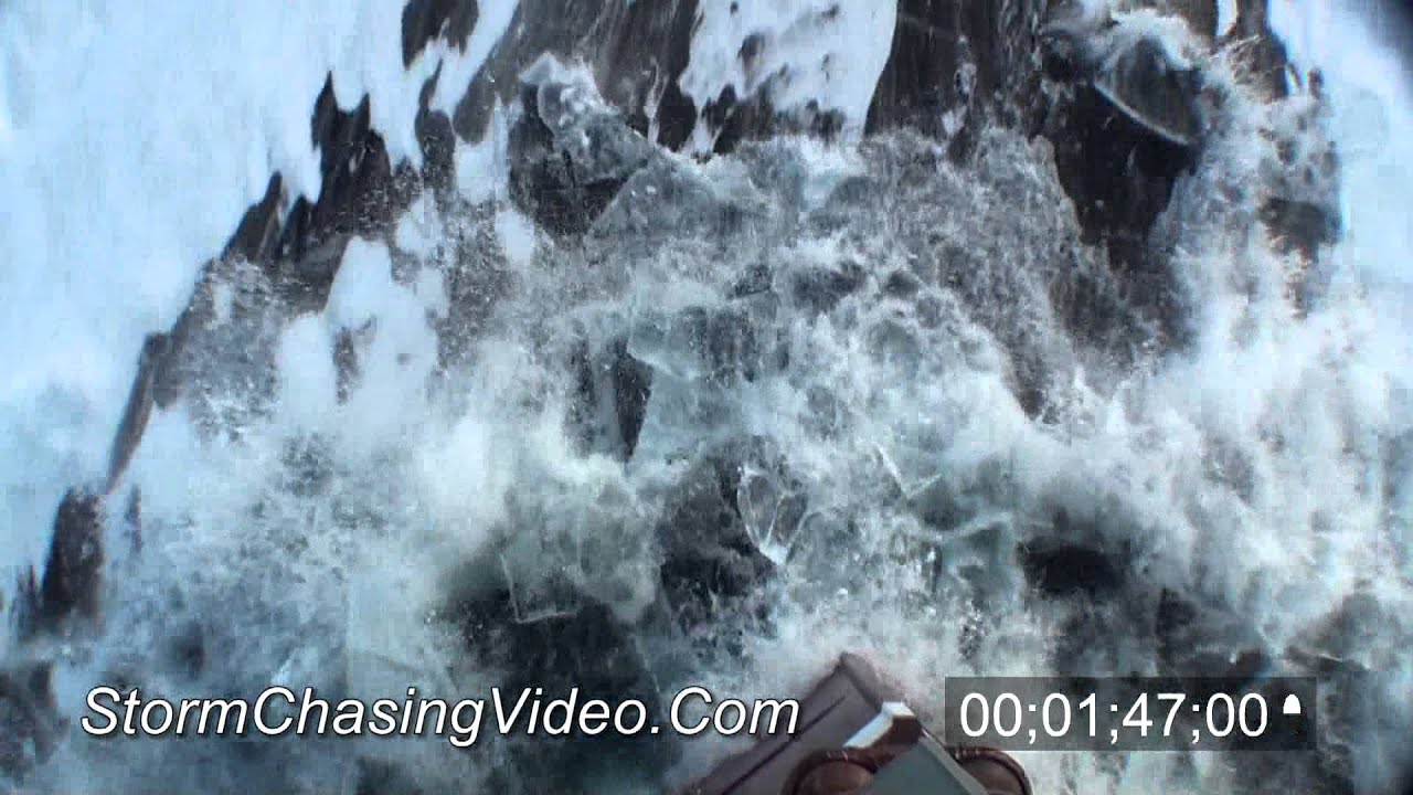 Sailing Through Great Lakes Ice Sheets - B-Roll Great Lakes Ice Breaking