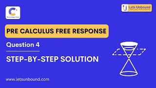 2025 AP Precalculus Free-Response Question 4 | Step-by-Step Solution