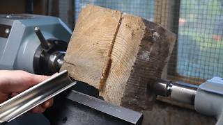 Woodturning - This Wood is OVER 400 years old, and from my family's Home!