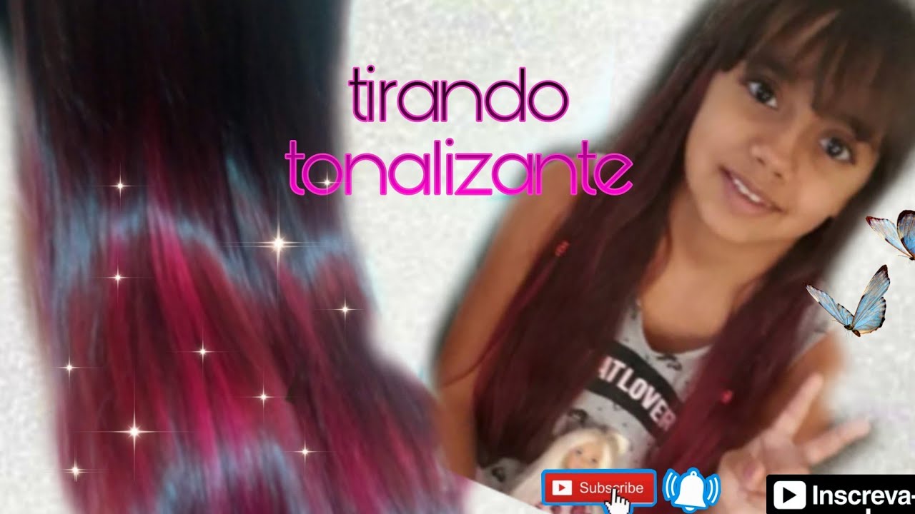 como tirar tonalizante rosa do cabelo