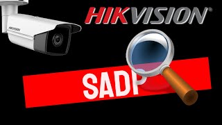 how to find hikvision cameras in the network (using the sadp software)