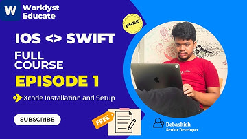 Installing Xcode and setting up first Swift project | IOS Swift Full Crash Course | Ep: 1
