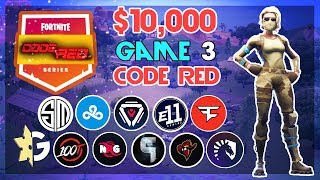 $10,000 🥊CodeRed Duo Tournament🥊 Game 3 (Fortnite)
