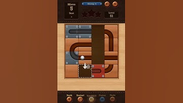 Roll the Ball slide puzzle Moving A Pack Level 51 Solution