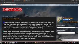 HTML : Heading Paragraph Comment