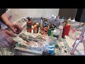 Acrylic pouring. Акриловая заливка смешанная техника. #0125