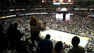 2011 Denver nuggets playoffs - Game 3 - Rocky mascot