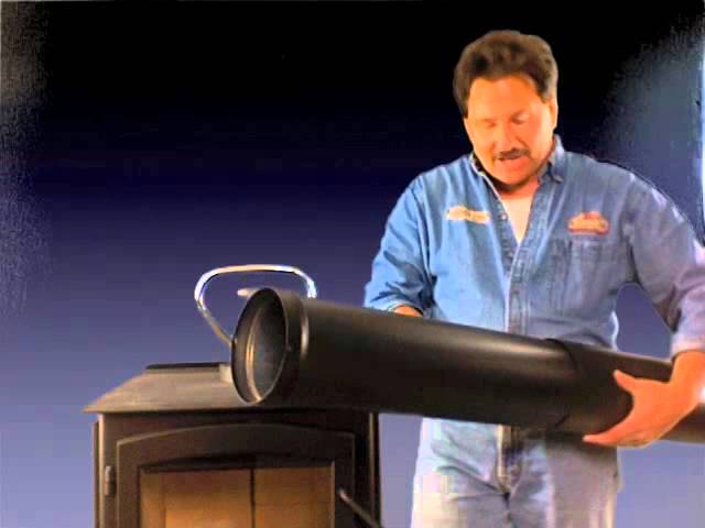 Durablack single wall stove pipe kit 1674 telescoping length - YouTube