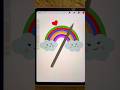 Rainbow on Procreate 🌈 #shorts #procreate #youtubeshorts #digitalart #trending #viralshorts #yt